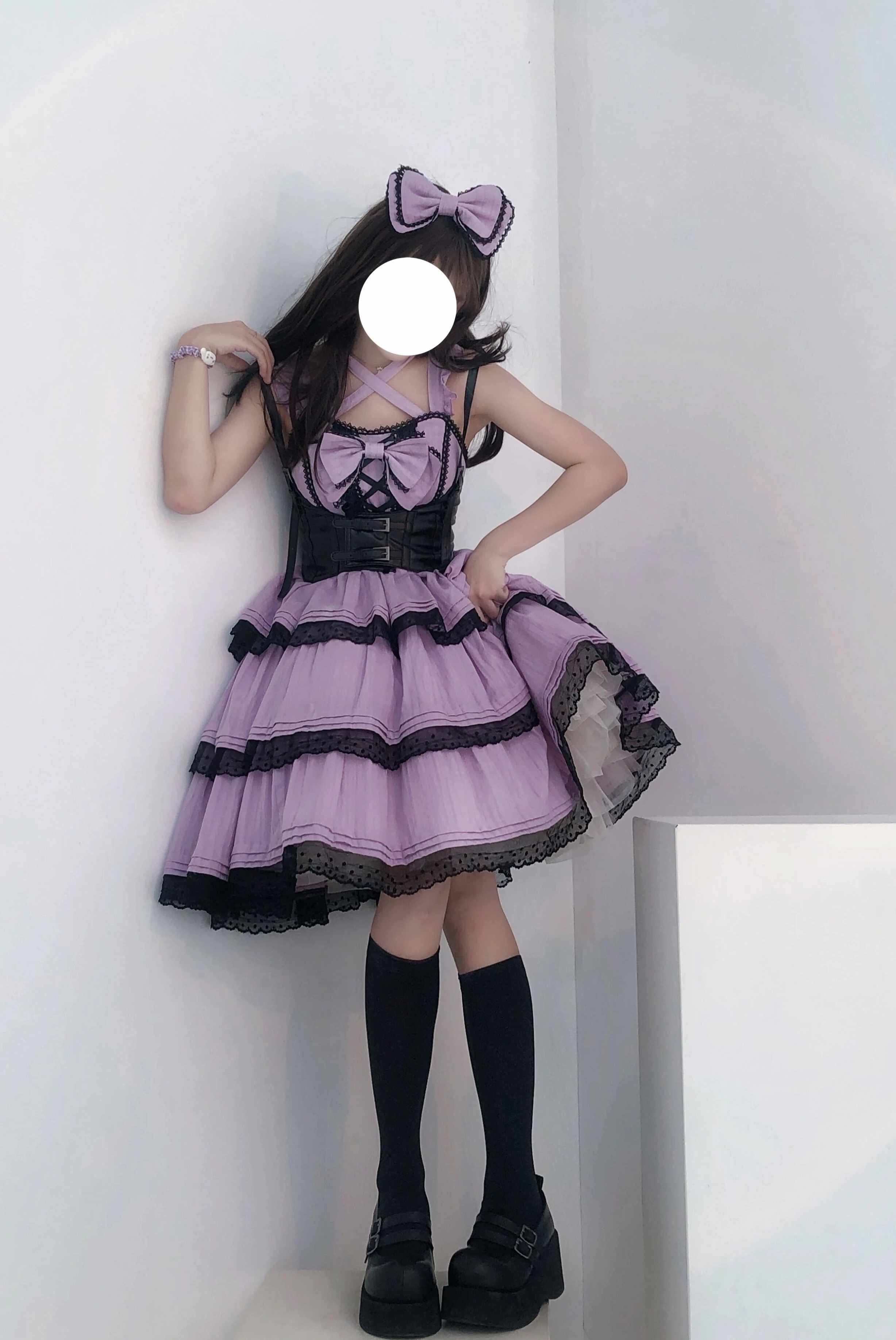 Lolita Dress Lolita Suspender Dress Lolita Cosplay Costumes Suspender Dress Sweet Lolita Jsk Dress