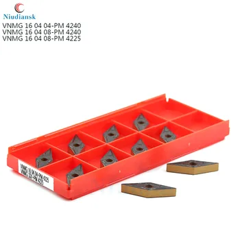 

VNMG 16 04 04-PM 4240 VNMG 16 04 08-PM 4240 PM 4225 External Turning Tools Carbide insert Lathe cutter Tool turning insert
