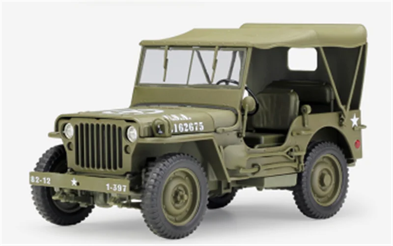 Коллекция 1:18 18 см 1941 Willys MB модель автомобиля литой Сплав внедорожный автомобиль крест Froest дисплей для детей и взрослых