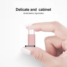 Портативный мини usb type-C адаптер OTG type-c к Micro USB конвертер с подвесным отверстием type-C конвертер адаптер дропшиппинг