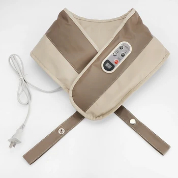 

U Shape Heating Neck Massage Pain Electric Neck Shoulder Tapping Massager Knocks Cervical Body Massage Shawls Health Care