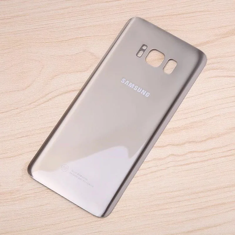 Для samsung Galaxy S8 Plus S8+ задняя крышка, 3D стеклянный чехол для батареи samsung S8plus, запасная крышка корпуса+ клейкая наклейка