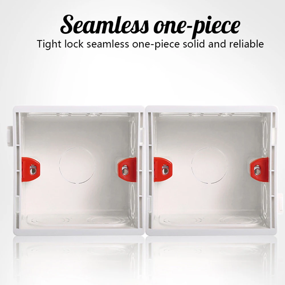 Switch Box Atlectric Mounting Cassette Junction Hidden Concealed Internal Mounting Wall Box Cassette Type 86mm White
