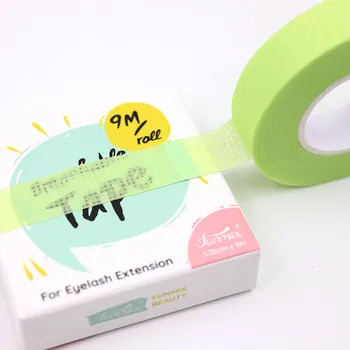 

High Quality Breathable Green Lint-free Medical Tape Comfortable Anti-tearing Eye Pad Grafting Eyelash Extension Tool