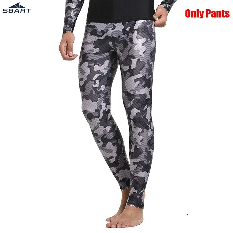 Black Gray Pants SBART Мужская Рашгард с длинными рукавами для серфинга, одежда для купания, предотвращающая медузу, быстросохнущая Рашгард, Солнцезащитная пляжная УФ футболка и штаны - Цвет: Black Gray Pants