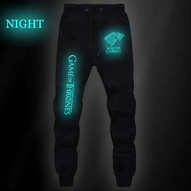 

Game of Thrones 2019 New Luminous Style Mens Pants Joggers Sweatpants Men Fitness Gyms Pants Sportswear Trousers Bodybuilding