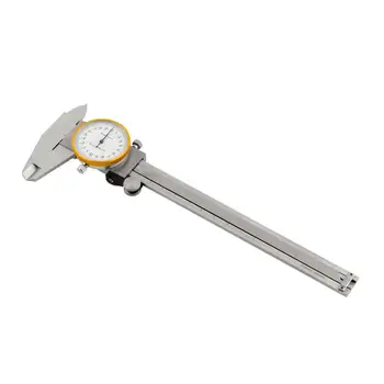 

Dia1.5'' Dial Caliper 0-150mm 0-6" Metal Metric Measurement Gauge tester Tool