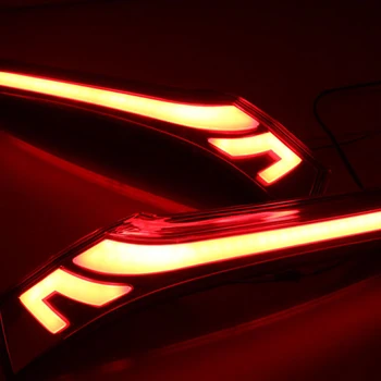 

DHBH-LED DRL Rear Bumper Light Brake Warning Tail Light for Honda Fit Jazz 2014 2015 2016 2017 2018