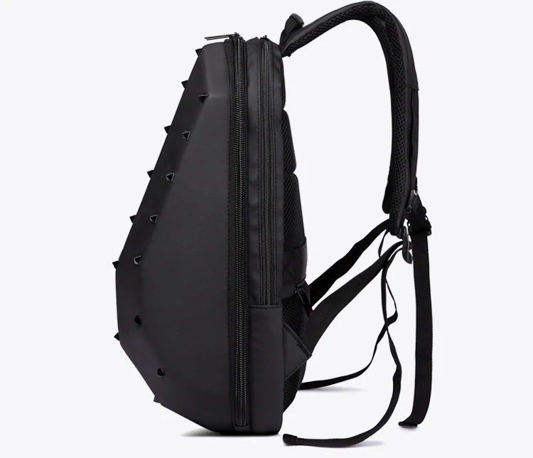 OZUKO ABS мужской рюкзак водонепроницаемый мужской рюкзак большой емкости сумки для мужчин дорожные рюкзаки Mochila заклепки ноутбук школьный ранец