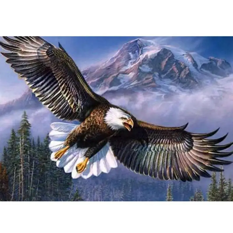 

Eagle Flying 5D Diamond Embroidery Painting DIY Cross Stitch Home Decor