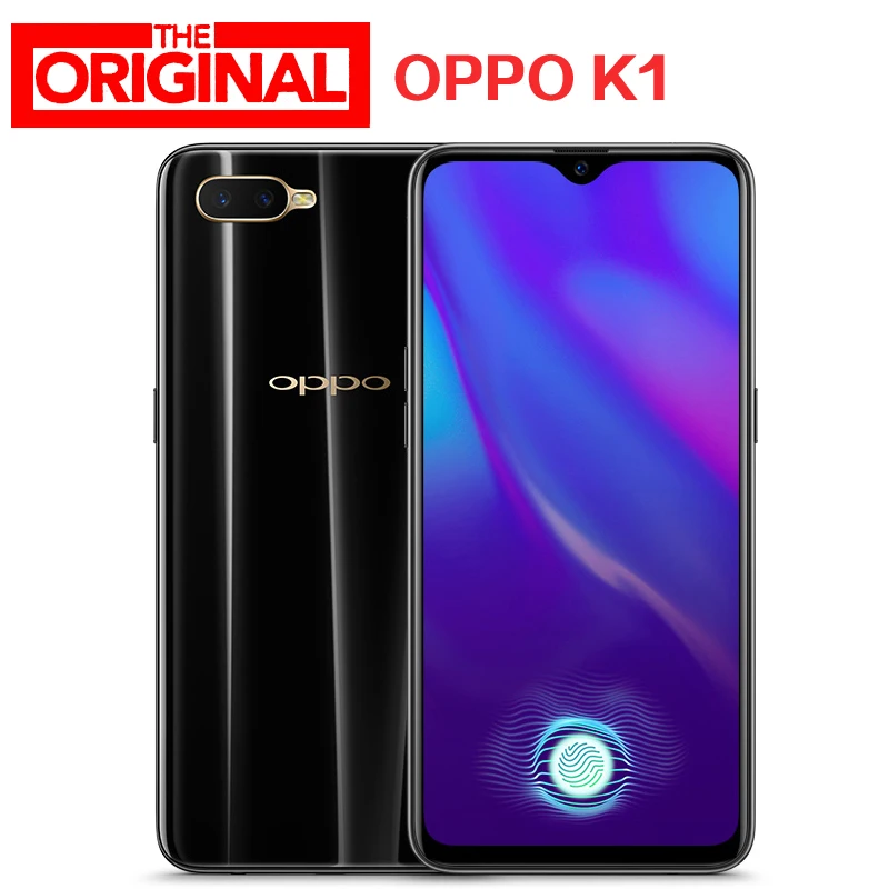 

Stock!Oppo K1 Cell Phone Snapdragon 660 Screen Fingerprint Android 8.1 6.4" IPS 2340X1080 6GB RAM 64GB ROM 25.0MP Mobile Phone