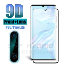 Для huawei p30 pro Чехол для huawei p20 lite P smart plus+ Z P10 крышка 9D закаленное стеклянный объектив камеры протектор экрана 20