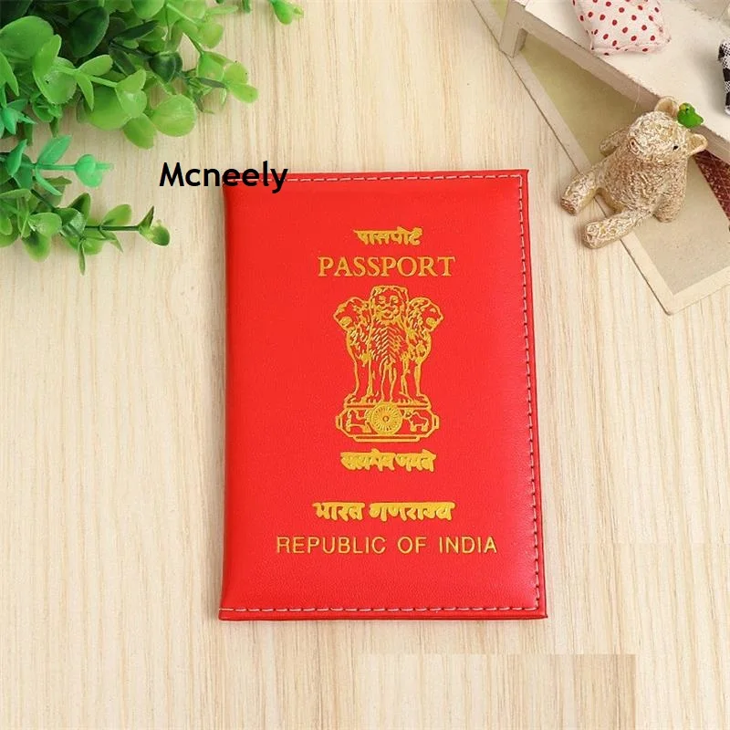 India Travel Passport Cover Protector Case Business Protective Passport
