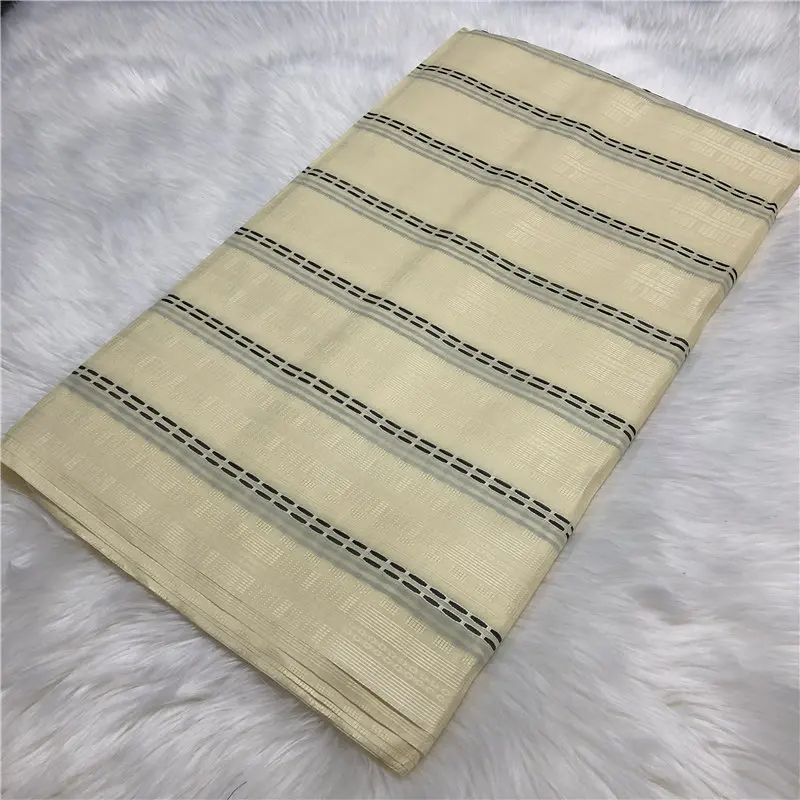 

BlackWin African Atiku lace 10 yards per piece for man cloth atiku fabric 100% cotton atiku polish fabric-J5