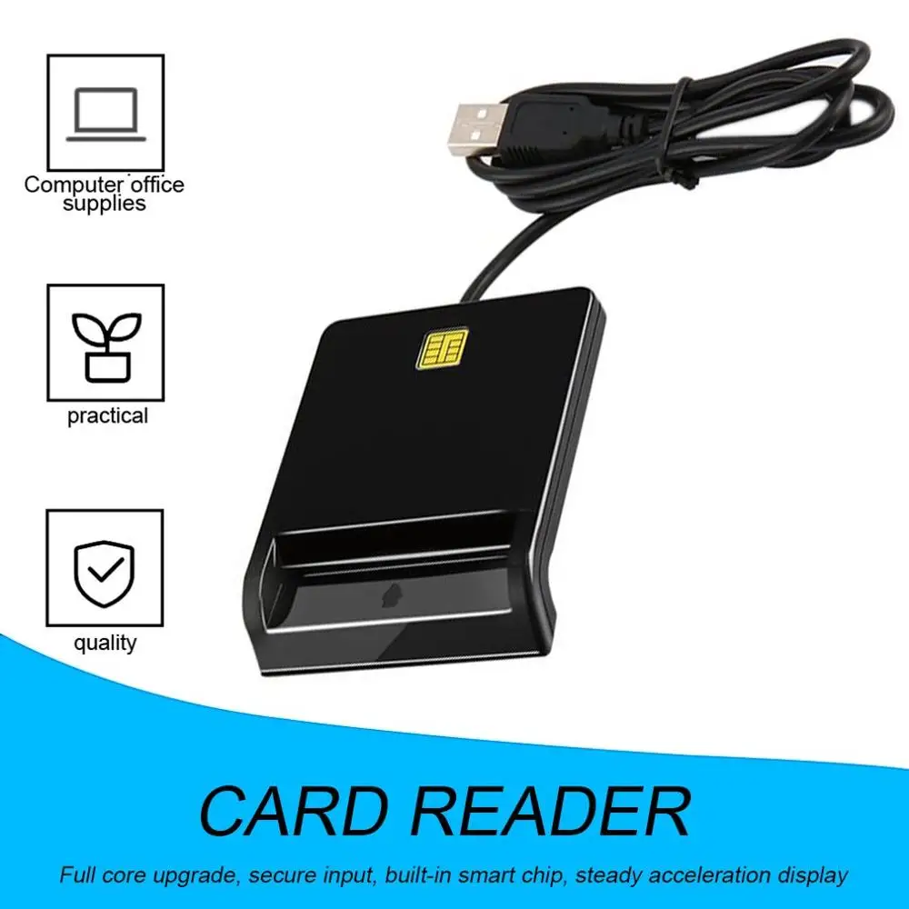 USB 2 0 смарт чип считыватель карт флэш памяти мульти кард ридер IC/ID Plug And Play для ПК
