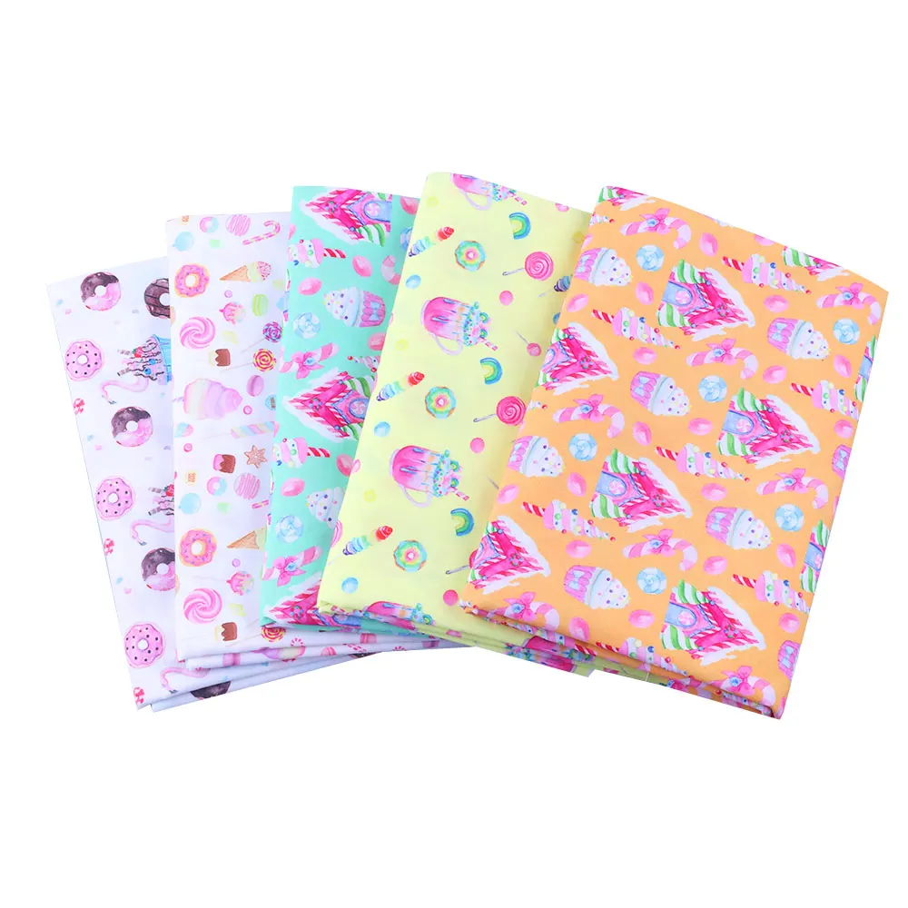 

Marine life pattern sewing household textile fabric polyster and cotton fabric stitching Diy cloth printing 50 * 140cm/piece