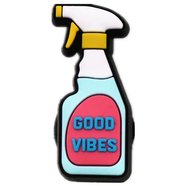 31 Kinds of Fitness Medical Food Shoe Charms Accessories Cute Animals PVC Shoe Decoration for Croc jibz Kids Party X-mas Gifts disinfectant