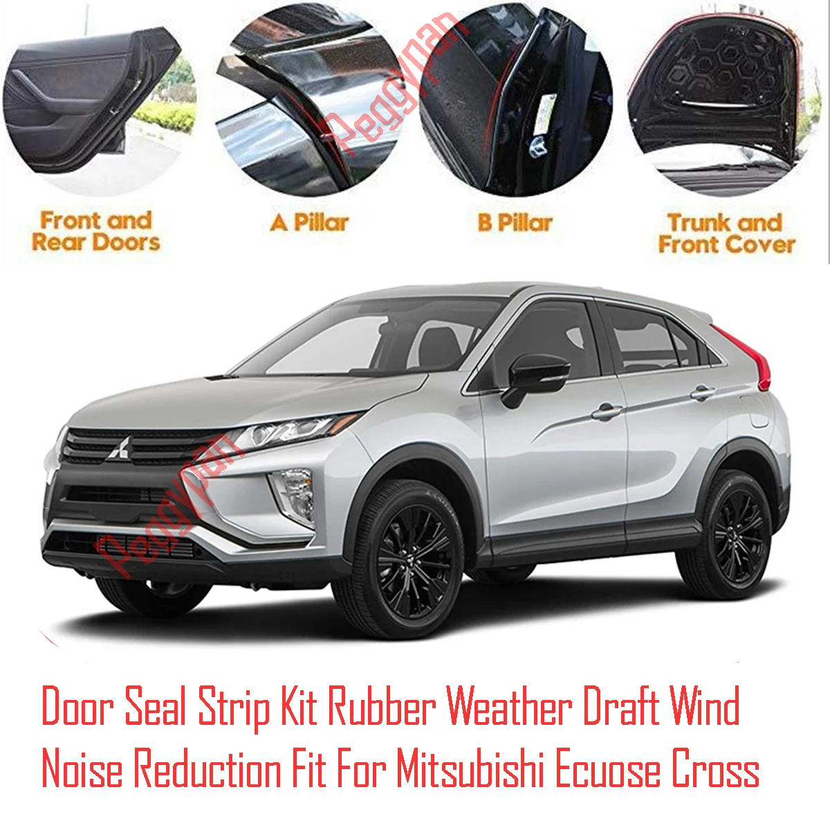 door-seal-strip-kit-self-adhesive-window-engine-cover-rubber-weather-draft-wind-noise-reduction-for-mitsubishi-ecuose-cross