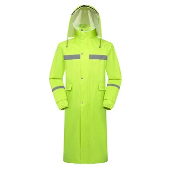 

Rain Coat Long Body Rain Coat Poncho Fashion Outdoor Rainproof Waterproof Men and Ladies Women Labour Insurance Conjoined L