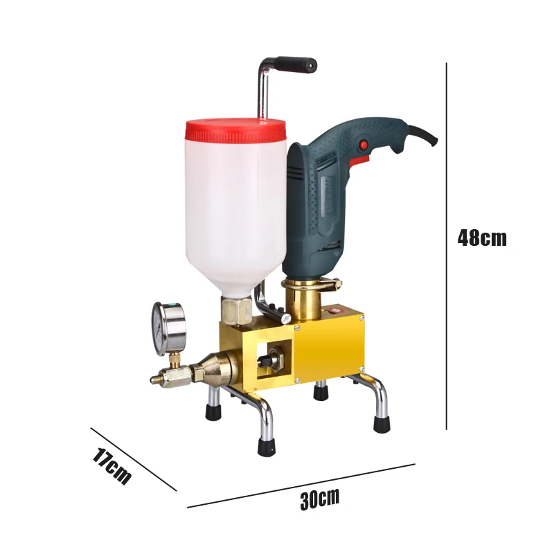Полиуретановый гроутер PU насос инжектора высокого давления водонепроницаемый expory Смола инъекции машина для Ремонт трещины ванная комната починка