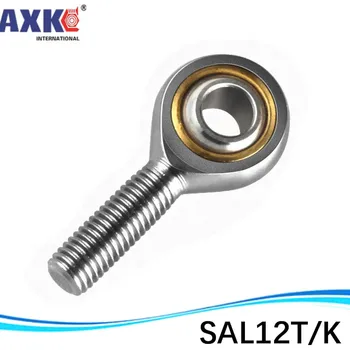 

12mm SAL12T/K SALKB12F GAKFLB12PW male metric left hand threaded M12X1.75 rod end joint bearing
