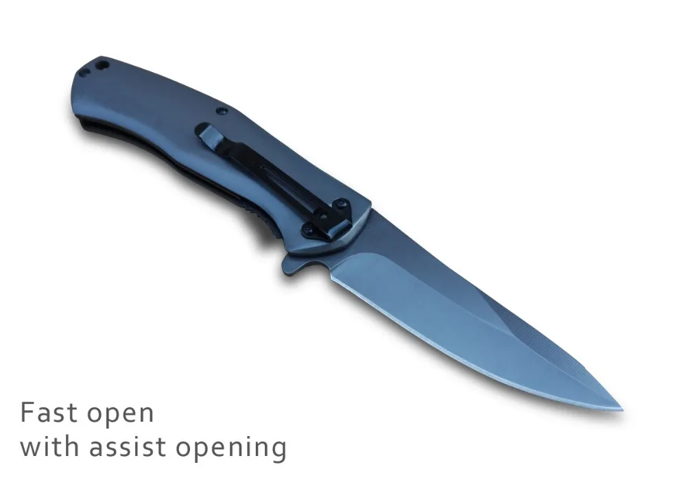 Складной нож, тактический карманный нож для выживания, охоты, быстрого открытия, стальная ручка для работы, походов, защиты, отдыха на природе, рыбалки
