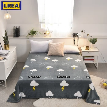

LREA lovely rain coral fleece blanket плед for bedding or sofa travel be usd throw Autumn and the summer