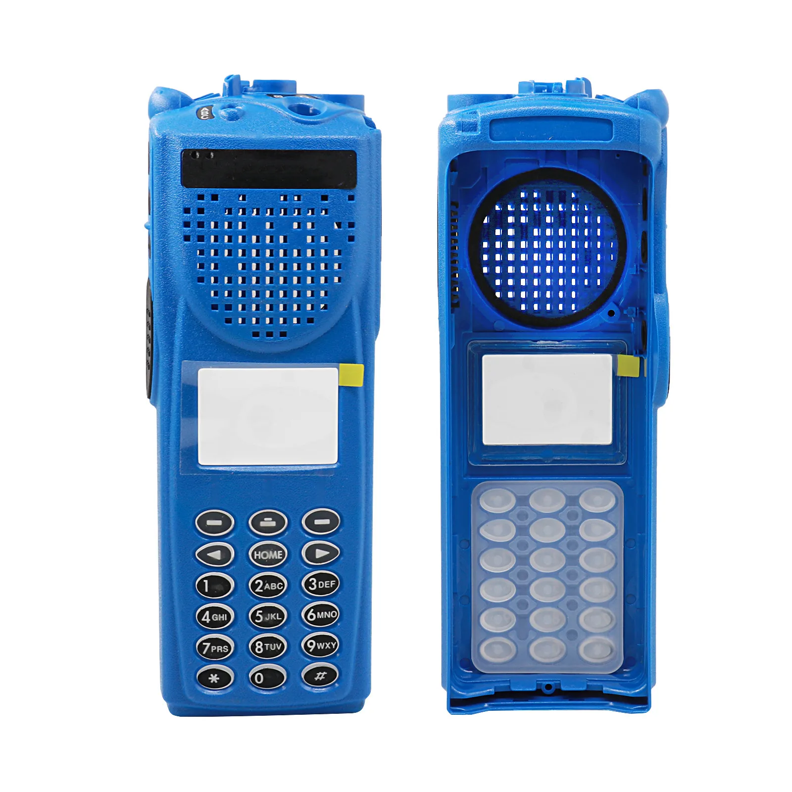 Blue Walkie-talkies Full-keypad Replacement Repair Cover Housing Case Kit For XTS3000 M3 Model 3 Two Way Radio