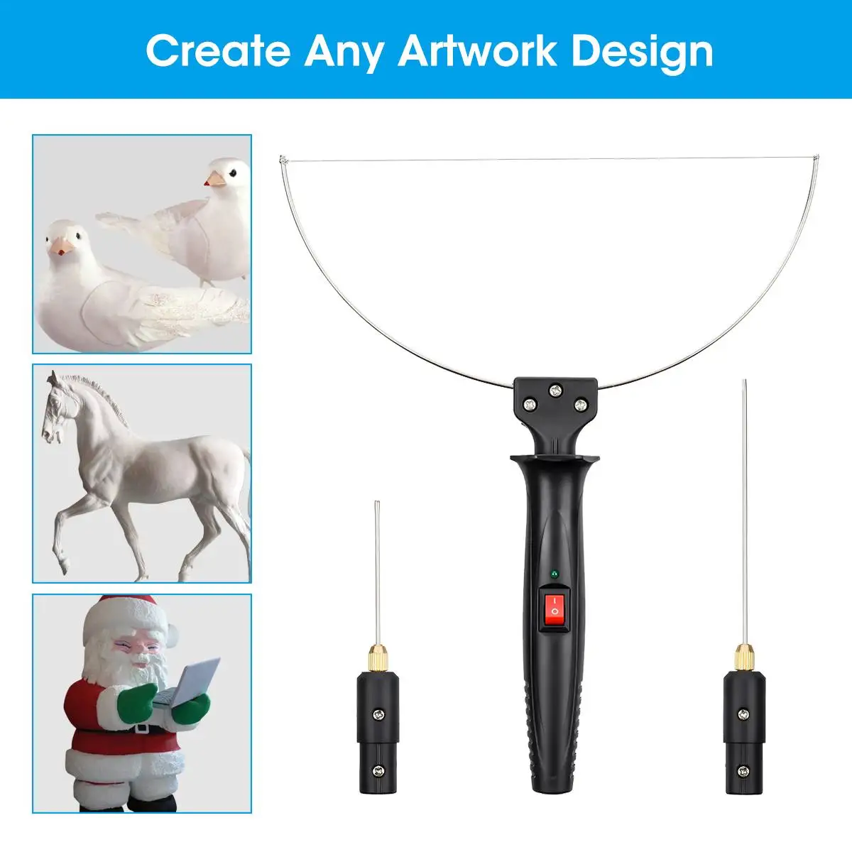 KIWARM 3 в 1 Электрический резак пенополистирола 18 Вт режущий станок ...