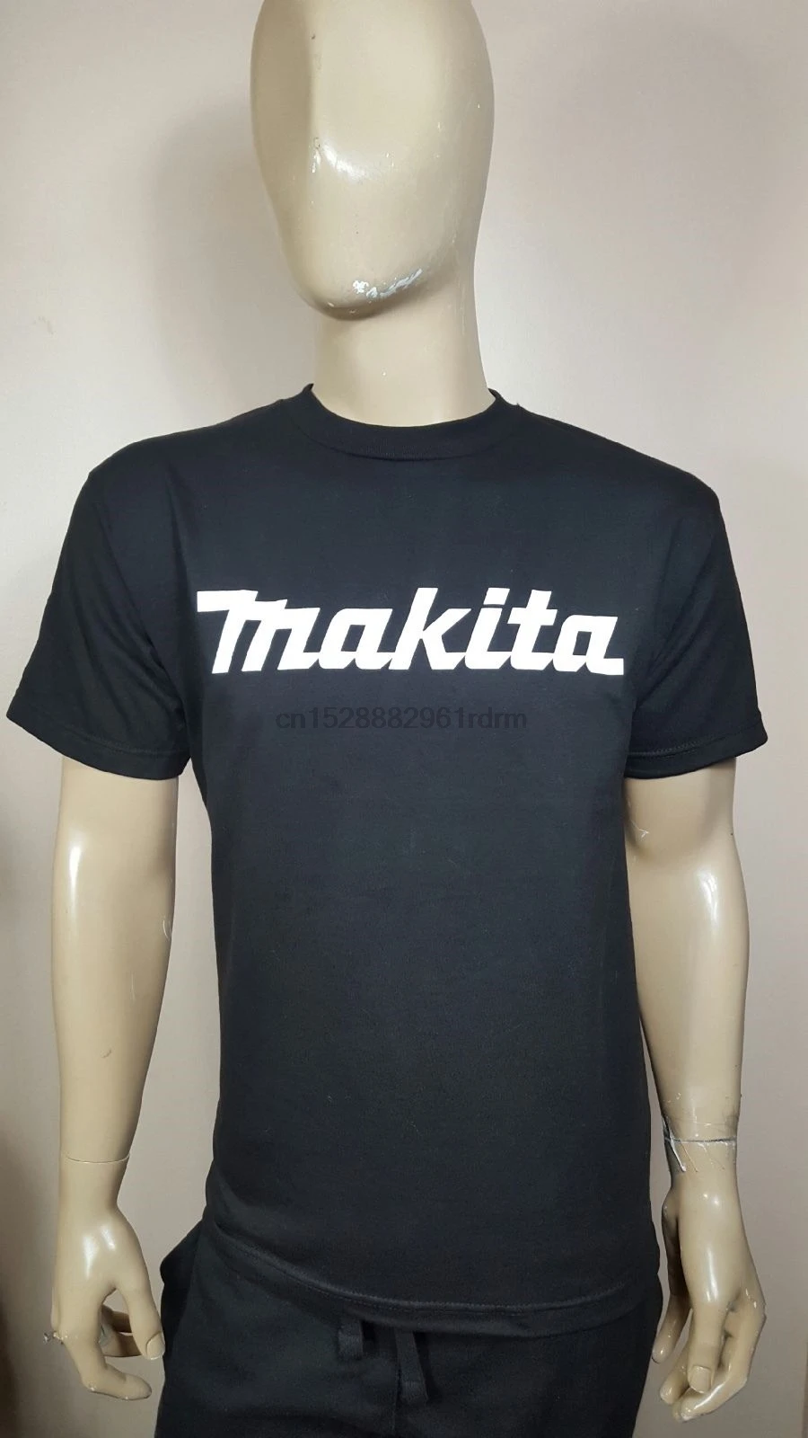 Makita черная футболка тройник Электроинструмент строительство Бесплатная