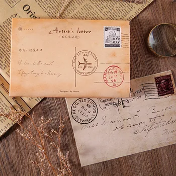 

Literary And Retro Postcard Greeting CARDS Message CARDS Artistic Cursive English Bookmark Gift Stationery