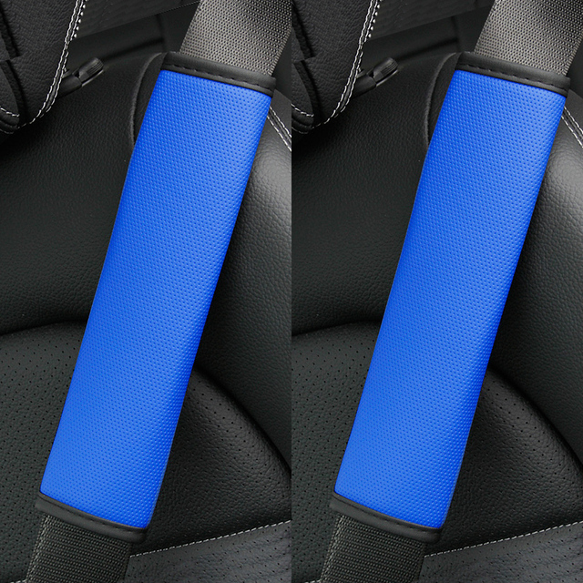 Seat Belt Cover PU Leather Breathable Universal Auto Seat Belt Covers Cushion Protector Safety Belts Shoulder Protection