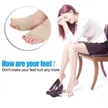 

Bunion Corrector Hallux Valgus Foot Pedicure Sock Bone Version Updated Thumb Splint Foot Straightener Correction Separators P5E4