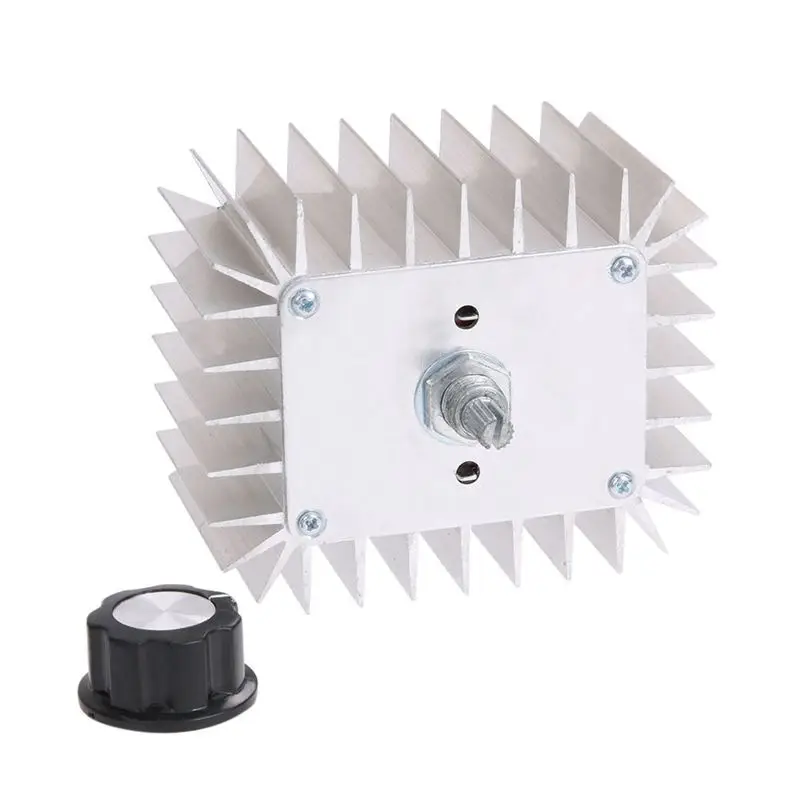

2pcs AC 5000W SCR Electronic Voltage Regulator Switch AC 220V Speed Temperature Dimmer Controller Voltage Regulator Stabilizers