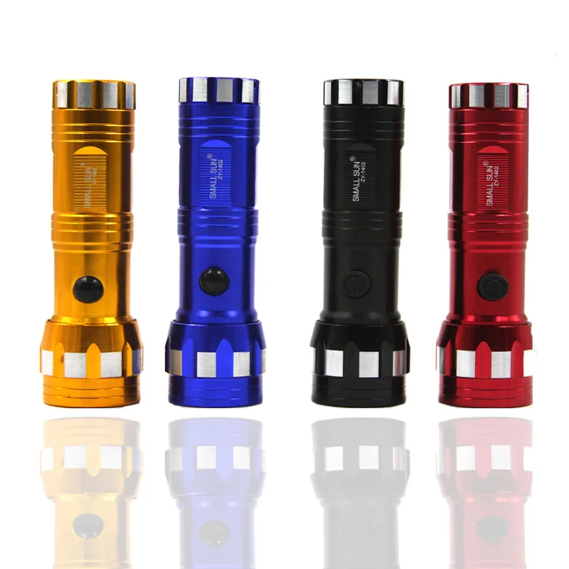 

Little Sun ZY-1402 Aluminium Alloy 14 Head LED Flashlight Power Torch Waterproof Glare Mini Riding
