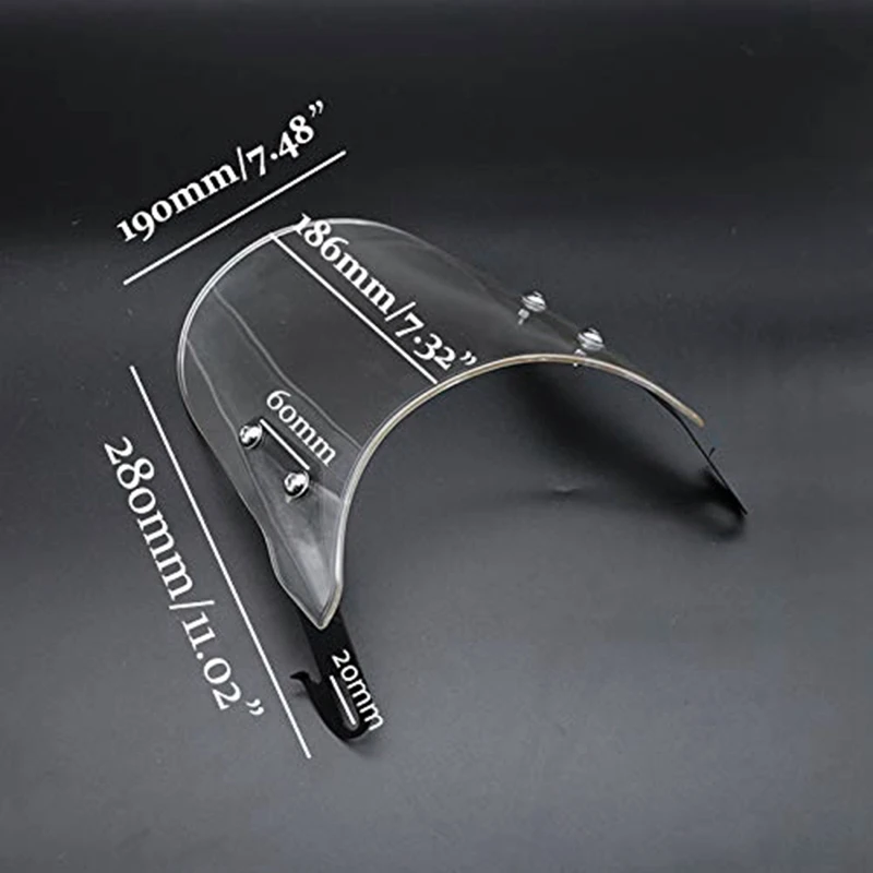 Ветровое стекло Pare-Brise для Triumph Bonneville/Se/T100/T120 2001- Thruxton 900 2003- мотоциклетные ветровые дефлекторы