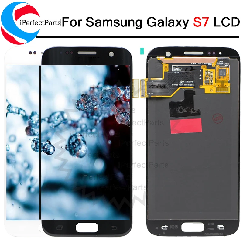 

5.1''AMOLED For Samsung Galaxy S7 LCD Display G930F G930T G930A G930P G930W8 +Touch Screen Digitizer Assembly For Samsung S7 LCD