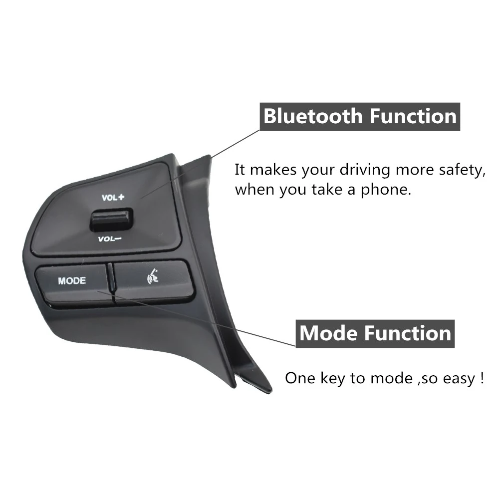 New Car Steering Wheel Control Button For KIA K2 RIO 2011-2014 Audio Bluetooth Phone Volume Switch Replace Auto Parts New Car Steering Wheel Control Button For KIA K2 RIO 2011-2014 Audio Bluetooth Phone Volume Switch Replace Auto Parts
