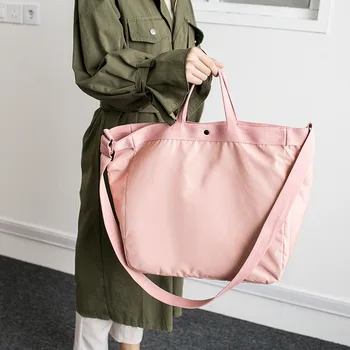 

Scione Women Gym Bag Pink Sports Bolsa for Travelling Waterproof Shoulder Messenger Bag Folded Tote Girls Fitness Yoga Bolsa