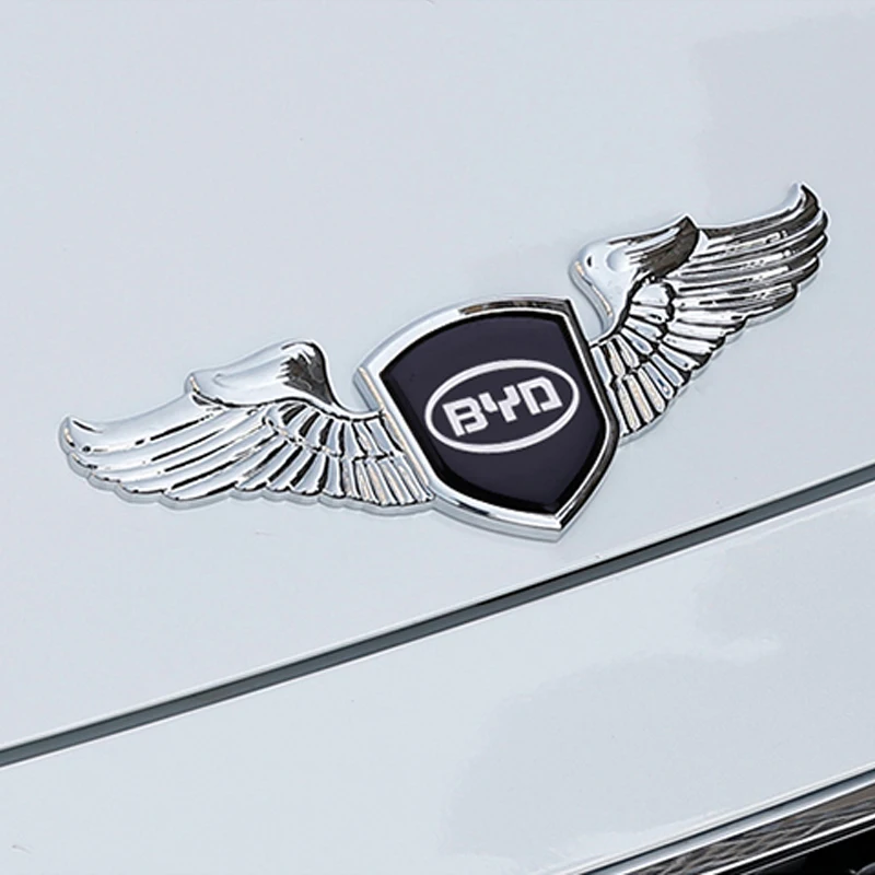 Silver-BYD Автомобильный Стайлинг наклейка передняя эмблема капот крышка крыло для BYD F3 F0 g6 s6 Chery fulwin qq амулет changan cs75 cs35 авто аксессуары - Название цвета: Silver-BYD