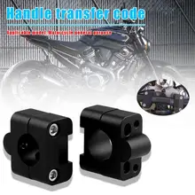 Горячая алюминиевый руль мотоцикла стояки износостойкий тонко обработанный зажимы универсальный для грязи велосипед ямы черный