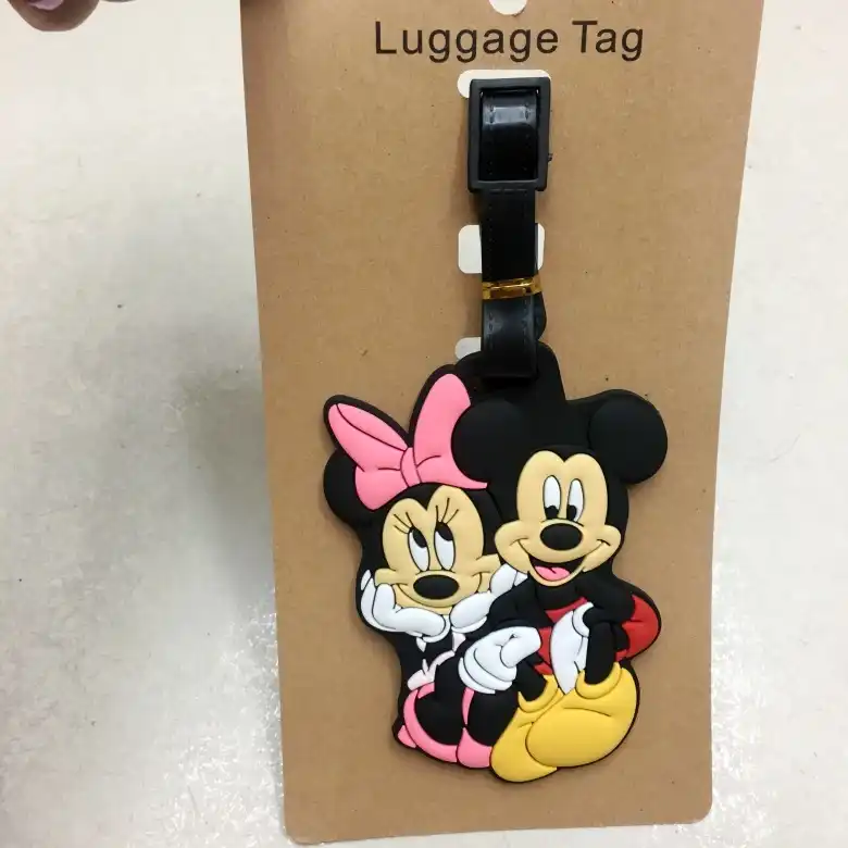 disney character luggage tags