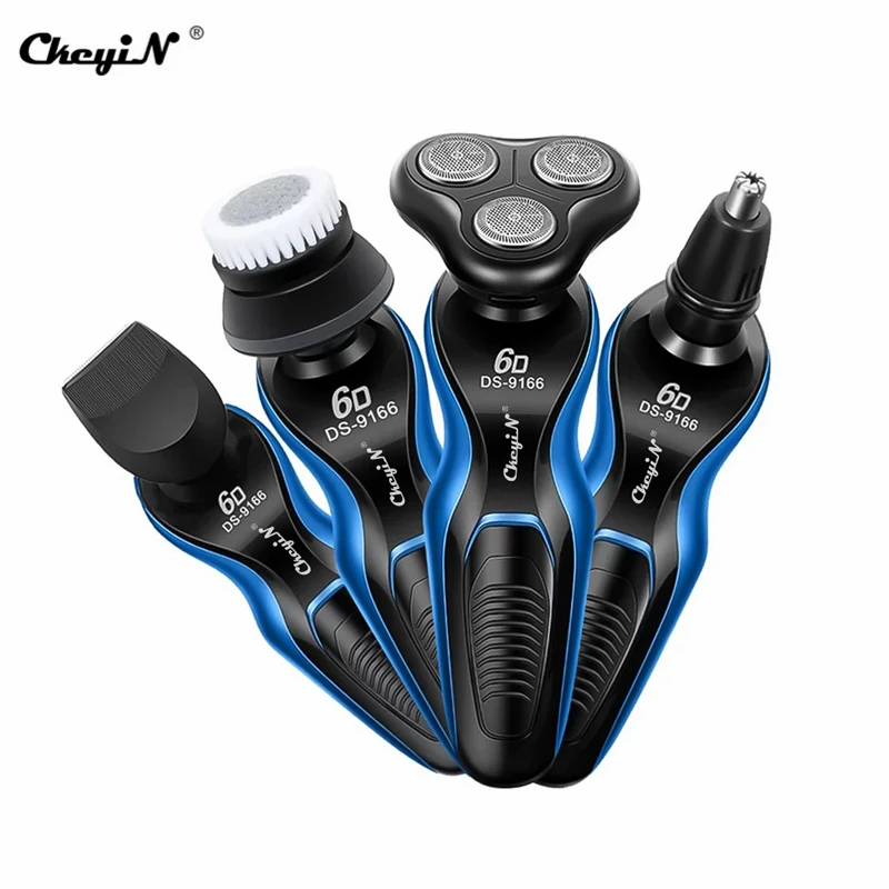 4 In1 Electric Shaver Whole Body Washable Shaving Machine Rechargeable Beard Trimmer Multifunctional 6D Floating BladeRazor 40