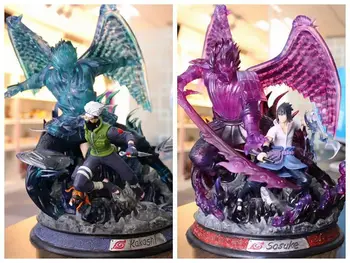 

Naruto Hatake Kakashi Uchiha Sasuke Susanoo Statue Figure Model Collection Toys In Box