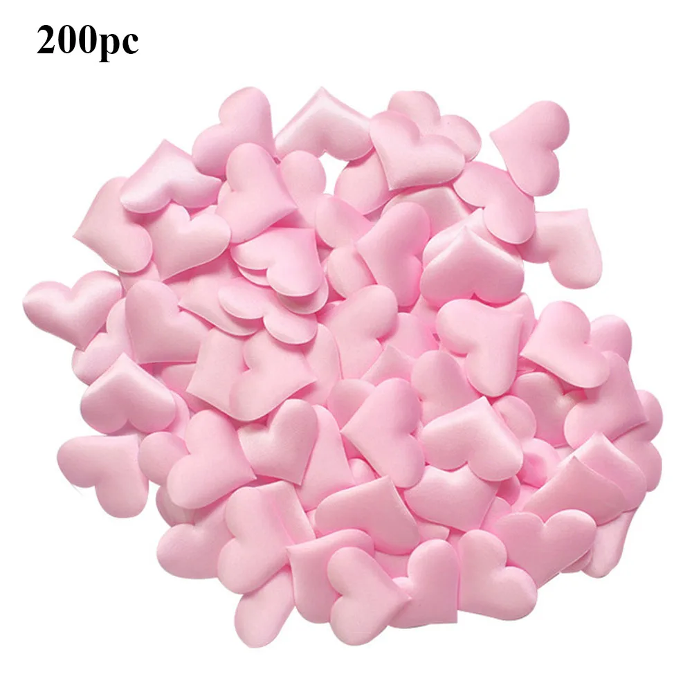 2cm pink 50/100/200 шт сердце Форма ручной пледы свадебные конфетти Цветной Бумага Конфетти Свадебные Обручение стол посыпать Цветы украшения - Цвет: 2cm pink