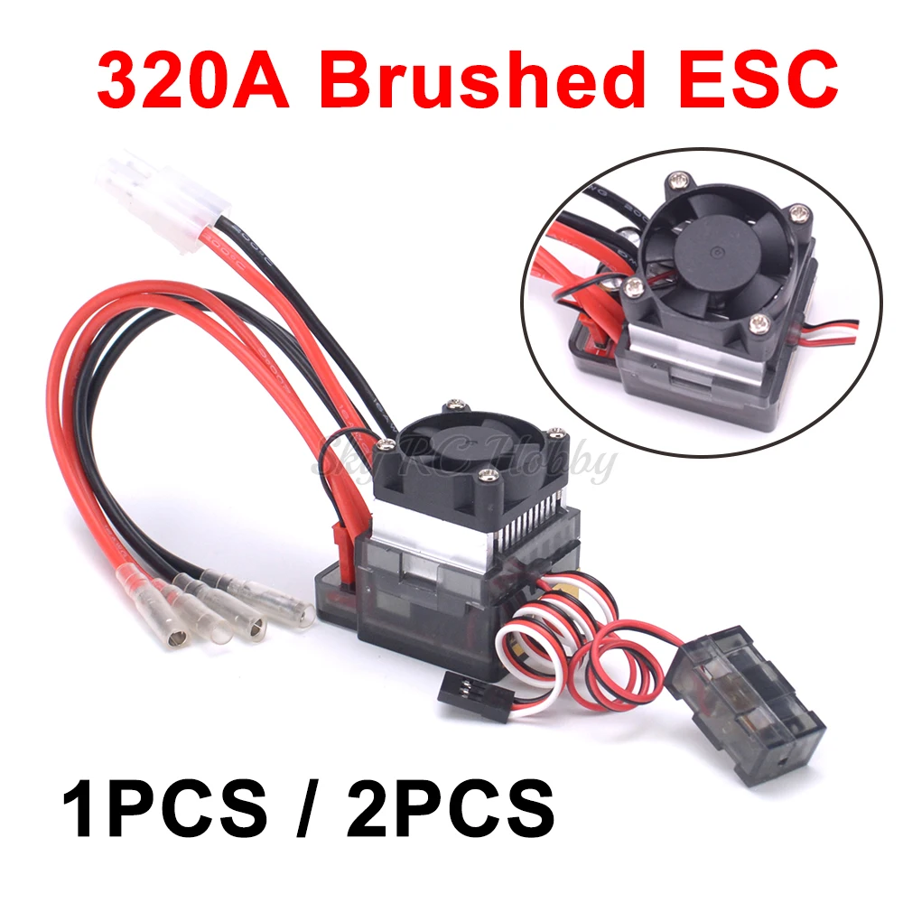 320A Brushed Speed Controller ESC For Car Boat Truck Motor Radio Control Toy