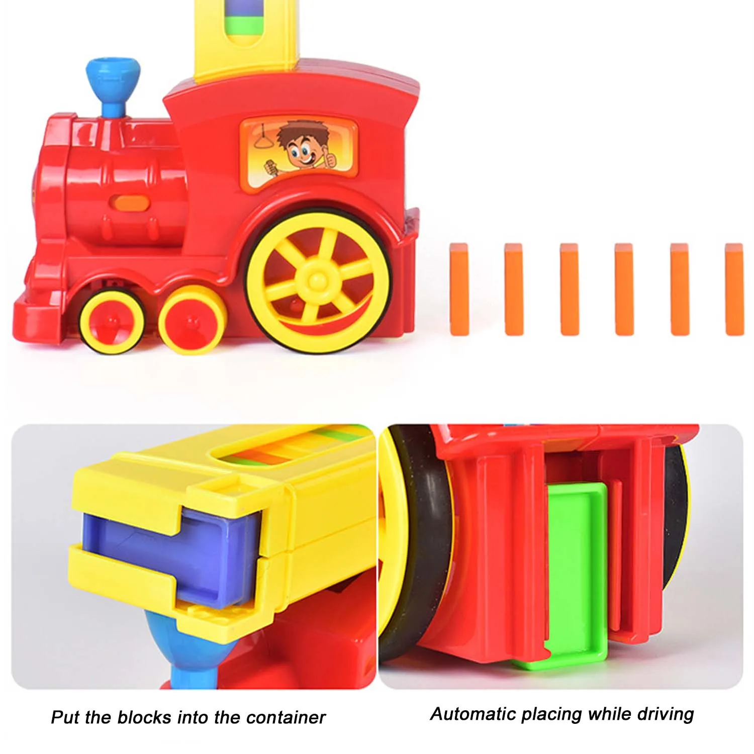63 шт. детские забавные электрические блоки поезд игрушки набор со светодиодный светильник звук на Рождество День рождения год подарок случайный стиль