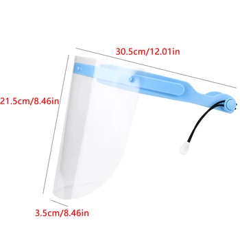 

Full Face Covering Shield Face Eye Nose Mouth Plastic Clear Mask