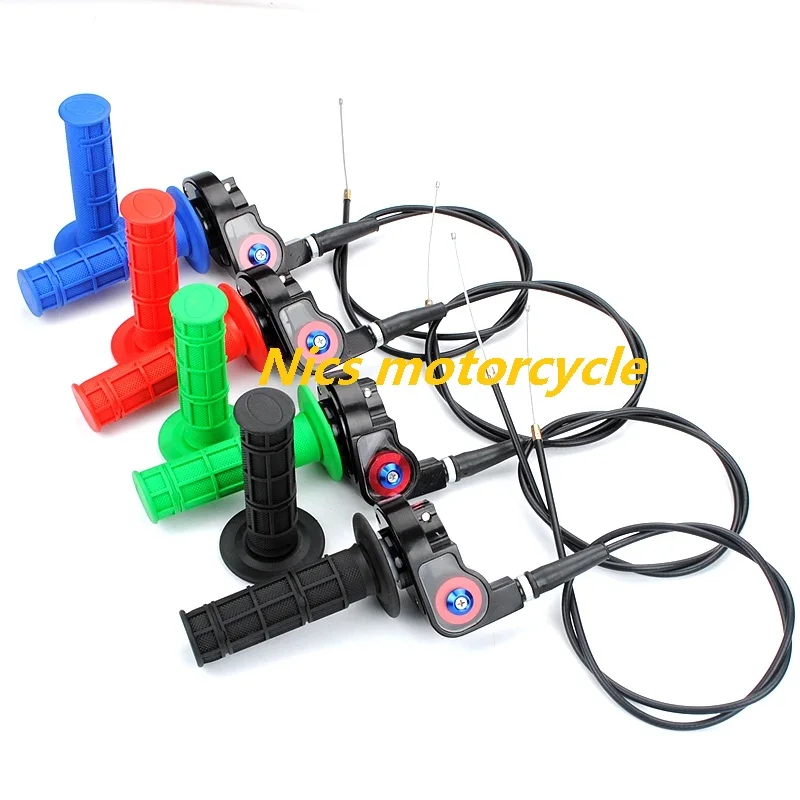 Внедорожный мотоцикл Дроссельный регулятор для велосипеда переключатель+ сиденье+ кабель 120 см 150-250CC ATV дроссельная ручка Dirt PIT Bike