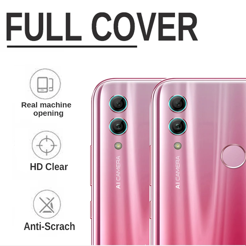 Защитное стекло 2 в 1 для Huawei Honor 10i закаленное защитная пленка экрана 10 Lite Honer i Light